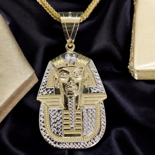 Egyptian Pharaoh King Pendant in Sterling 925 Silver - A Unique Tribute to Ancient Majesty, fathers day gift.