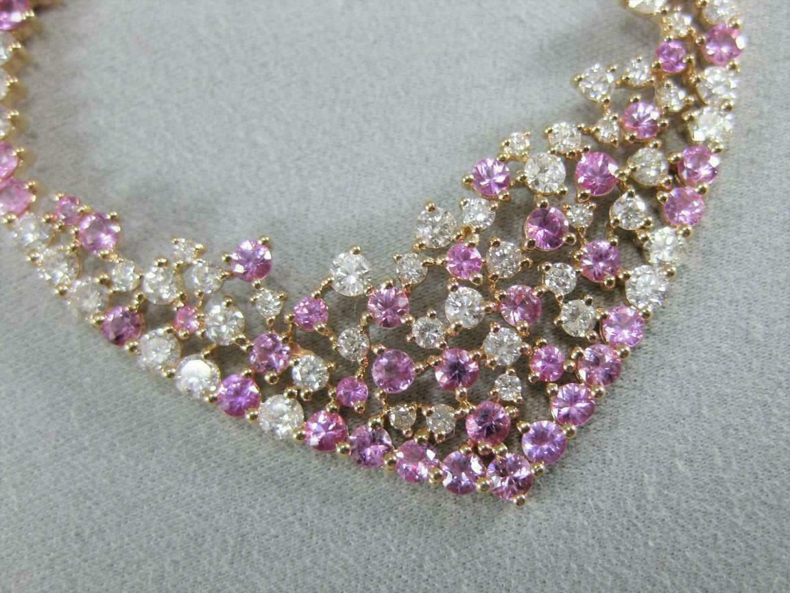 Dazzling pink and white cubic zirconia heart-shaped pendant, ideal for special occasions.