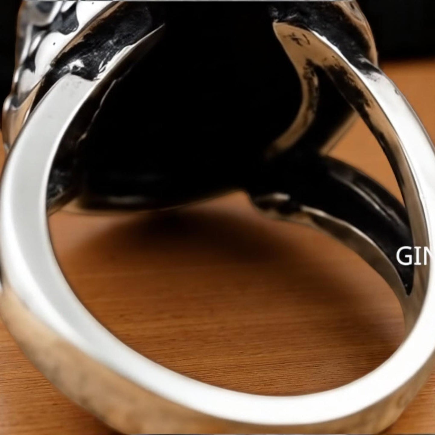 Black Onyx Ring 925 Sterling Silver • Gothic Statement Ring • Handmade Oxidized Silver Ring • Vintage Boho Jewelry • Unique Gift for her.