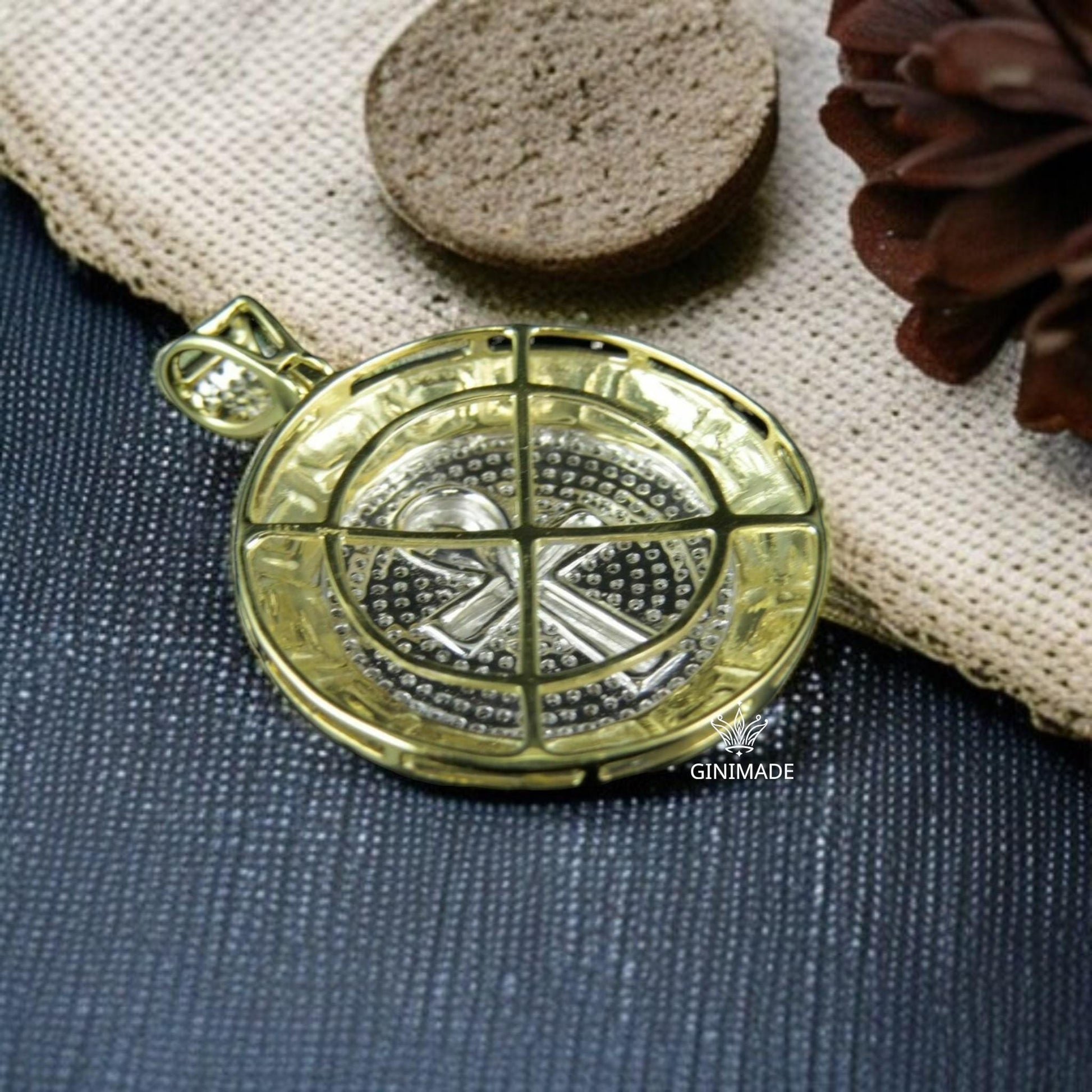 Gold Ankh Cross Necklace