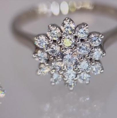 Lab-Grown Diamond Anniversary Ring | 925 Sterling Silver | Perfect Valentines Gift for Her