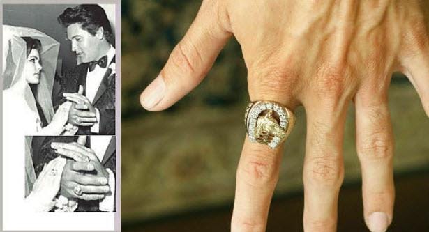 Personalized Elvis Horseshoe Ring – 925 Sterling Silver, Gold Plated, CZ Diamond Accents, Lucky Horse Jewelry, Western Statement Ring