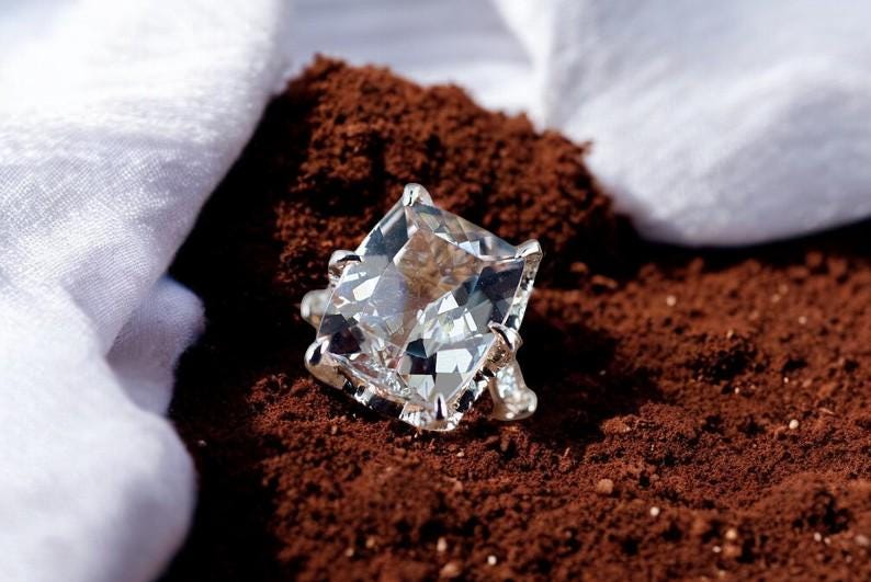 Elegant silver ring, pink CZ stone, classic anniversary gift&quot;