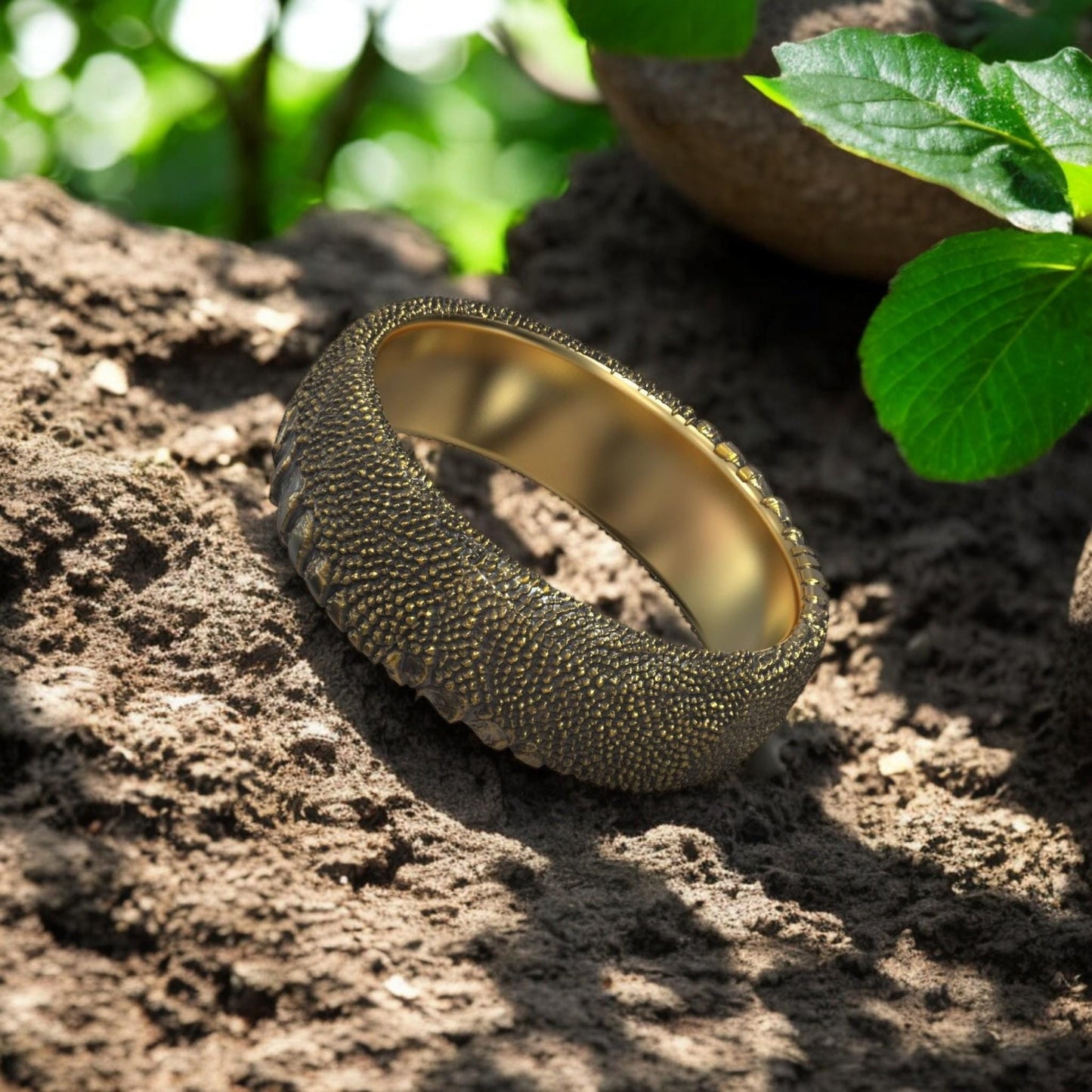 Serpent Snake Skin Ring - Reptile Ring - 925 Sterling Silver Handcrafted Oxidized Statement Jewelry - Unique Gift