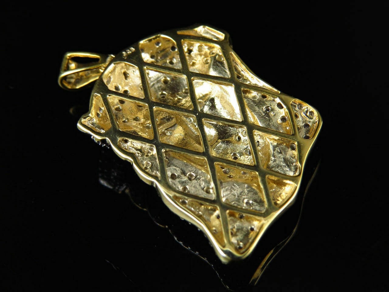 Jesus Face Pendant Necklace with CZ Diamond | 925 Sterling Silver Christ Pendant | Hip-Hop Jesus Jewelry fathers day gift.