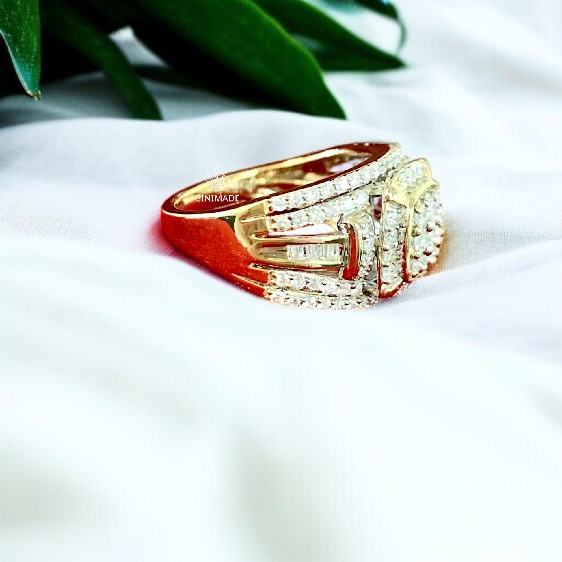 Custom Bling Pinky Ring