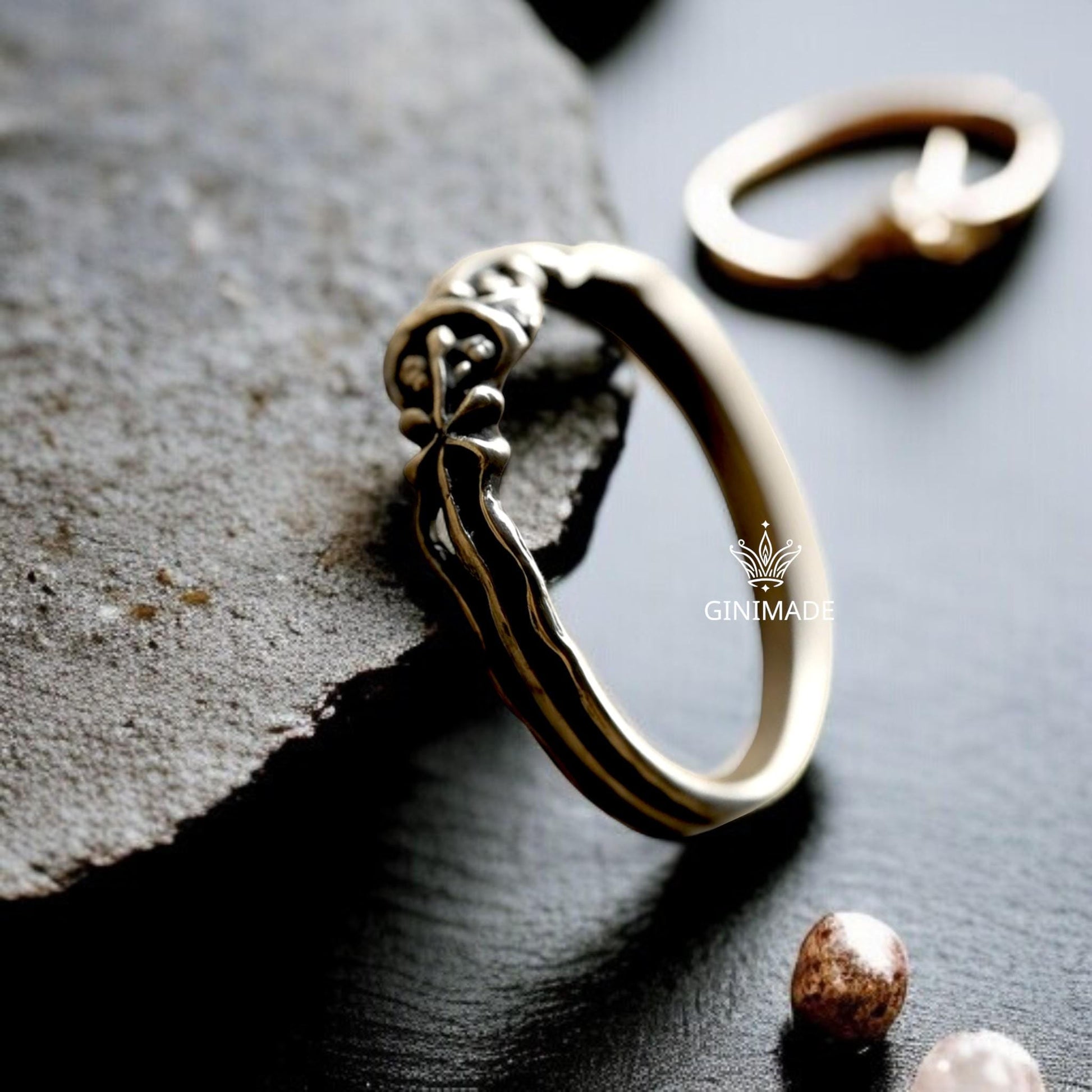 Gothic style nature ring