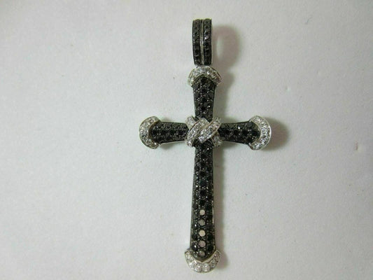 Elegant Silver Holy Cross Pendant with CZ Diamond -Unique Religious Jewelry -custom gift for dad.