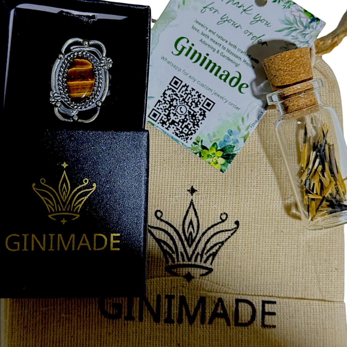 Handmade Tiger Eye Ring | Oxidized 925 Sterling Silver Ring | Boho Vintage Ring | Healing Gemstone Jewelry | Gift for Him/Her