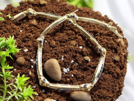 Elegant Love Bracelet with Blue and White CZ Stones | 925 Sterling Silver Bracelet for Women