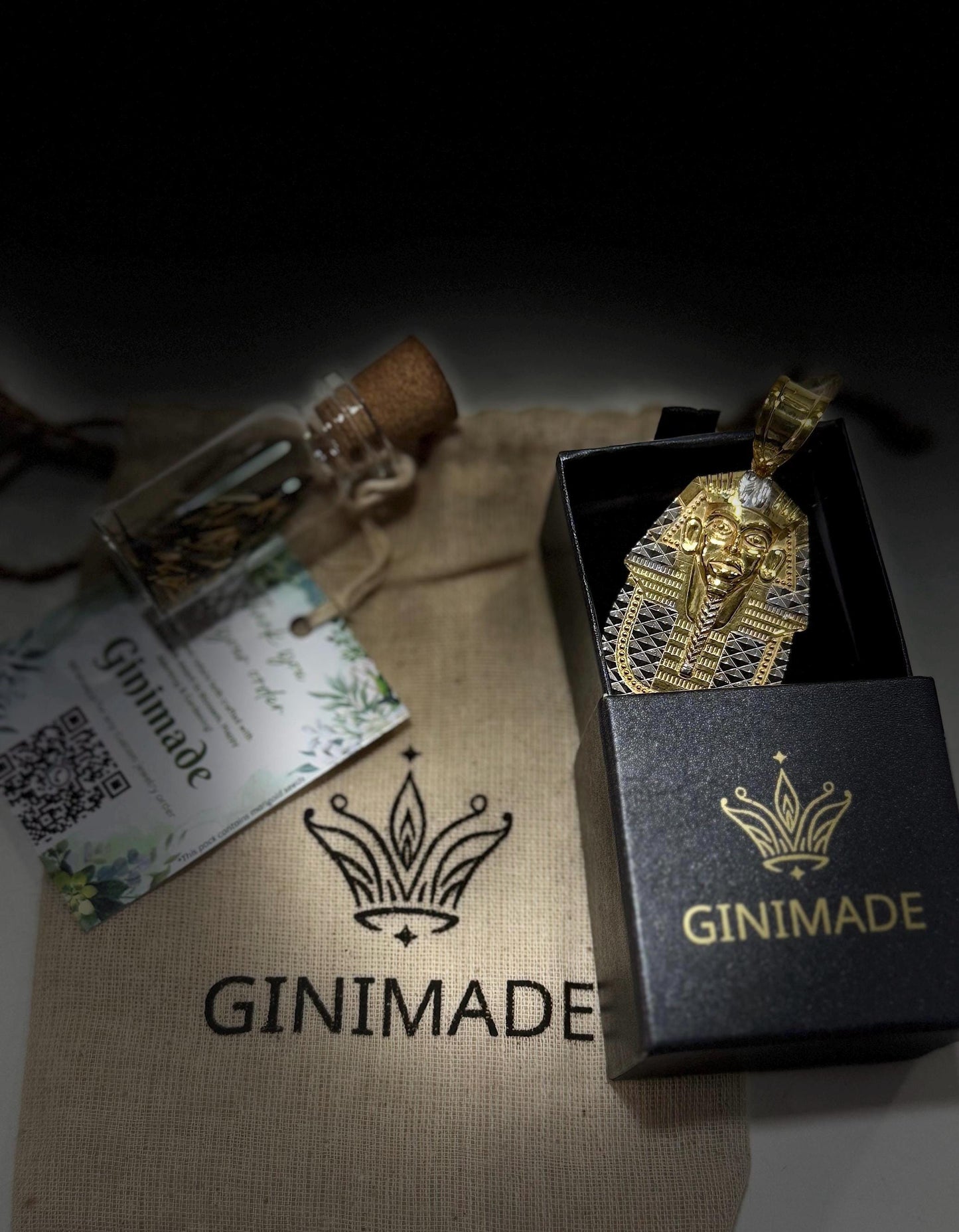 Egyptian Pharaoh King Pendant in Sterling 925 Silver - A Unique Tribute to Ancient Majesty, fathers day gift.