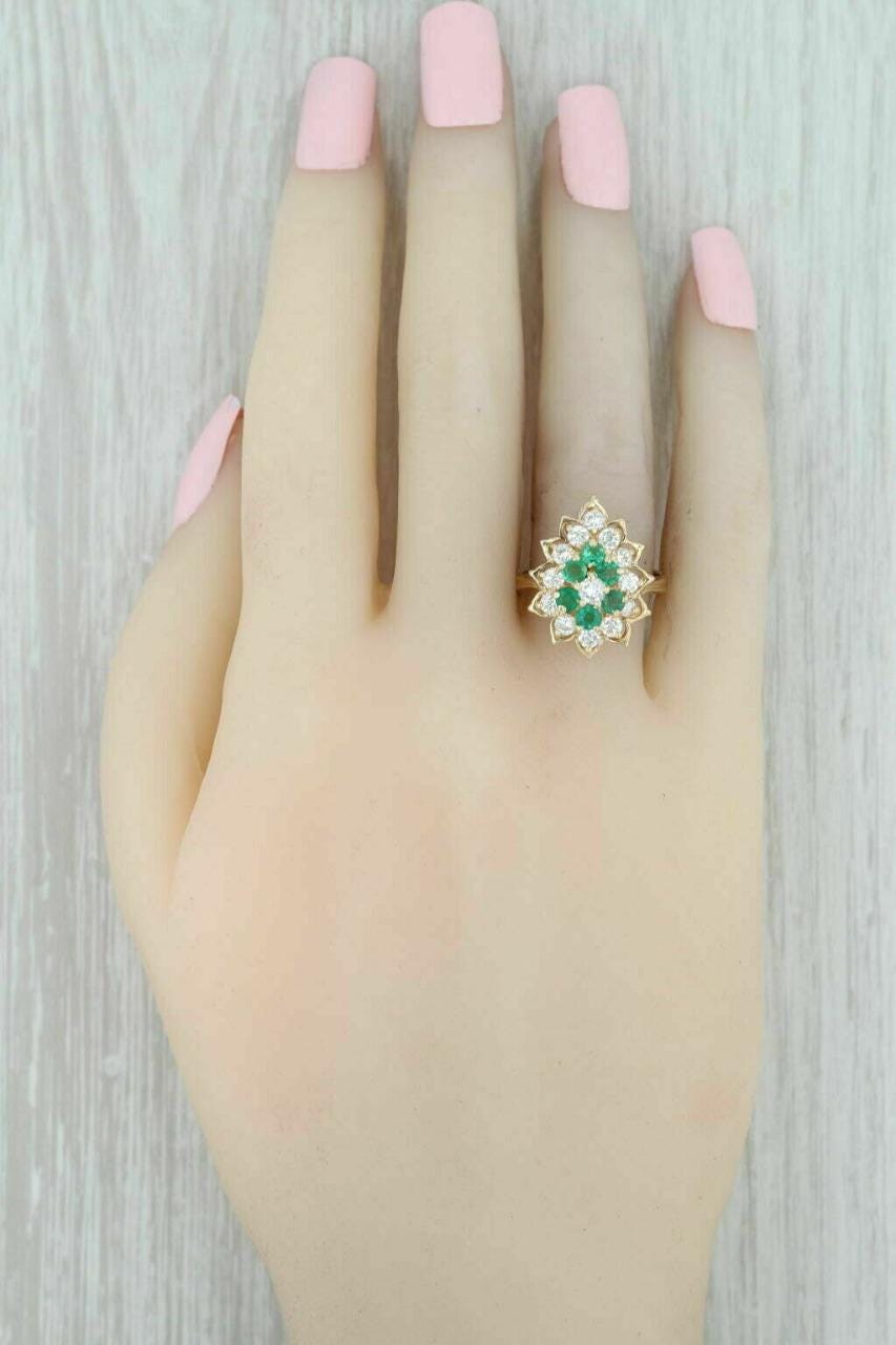 Elegant emerald CZ gemstone ring, 925 sterling silver, high-quality craftsmanship