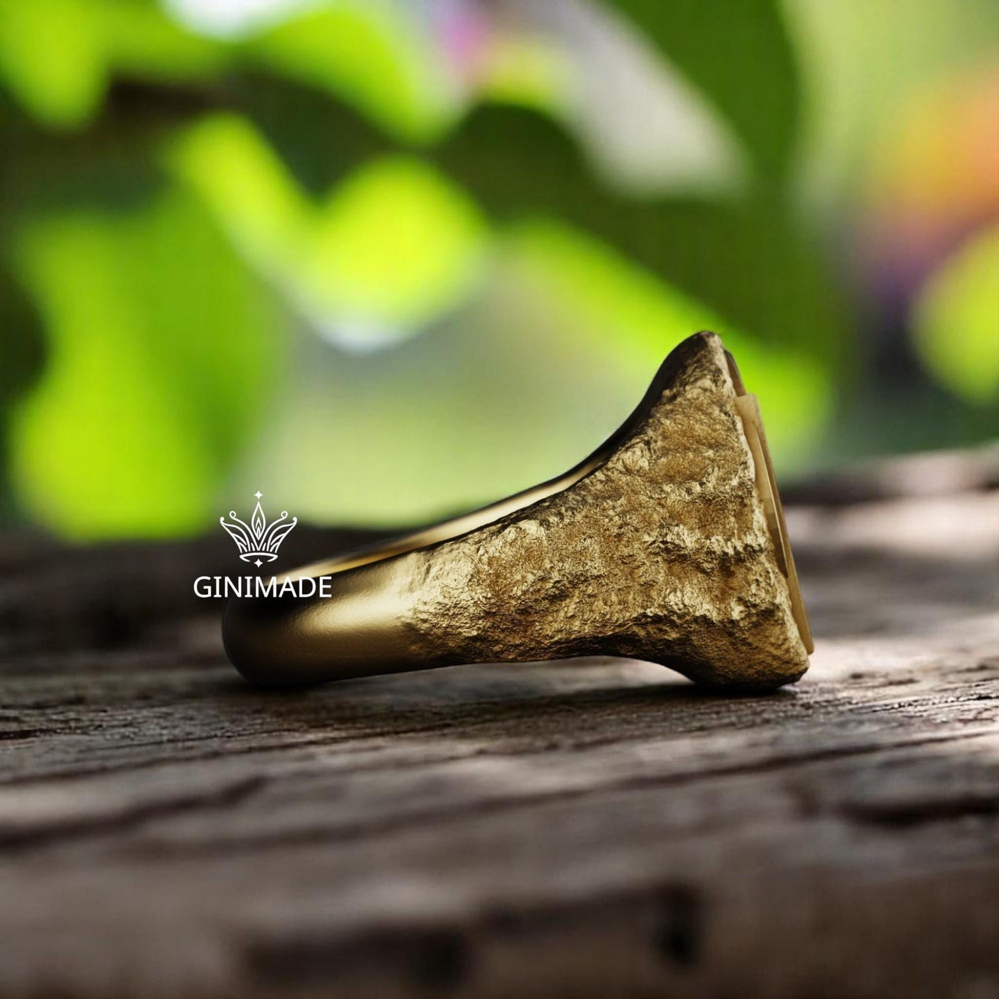 Vitruvian Man Signet Ring | 925 Sterling Silver Men's Ring | Da Vinci Inspired Renaissance Jewelry | Handmade Gift for Him.