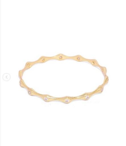 Vintage 18K Gold Plated 925 Silver Bracelet – Perfect 1st Anniversary Gift for Her